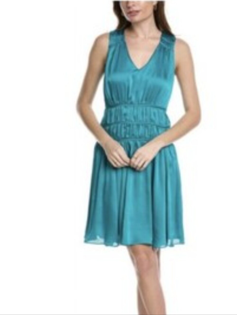 Trina Turk Teal Slip Dress - Teal, Size 6